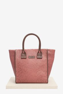 See By Chloé April Zipped Embossed Python Tote - Lyst