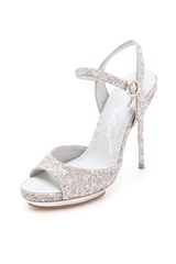 Alice + Olivia Posey Glitter Sandals