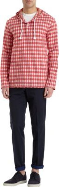 Barneys New York Co-op Flat Front Chino - Lyst