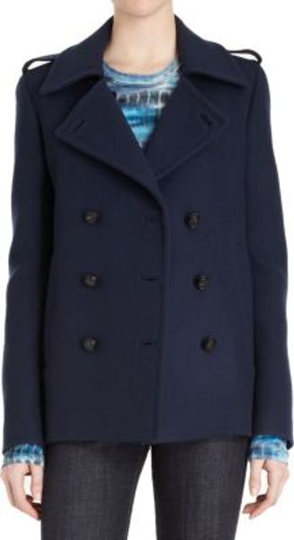 Proenza Schouler Doublebreasted Peacoat - Lyst