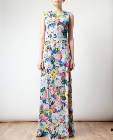 erdem floral gown