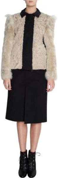 Lanvin Zip Pocket Pencil Skirt - Lyst