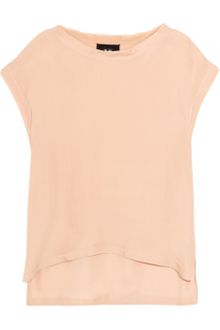 D&G Raw Edged Silk Top - Lyst