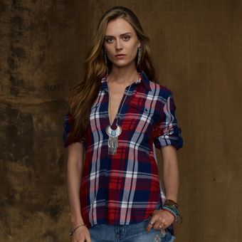 Ralph Lauren Kevin Plaid Utility Shirt - Lyst