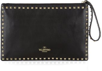 Valentino Rockstud Pouch - Lyst