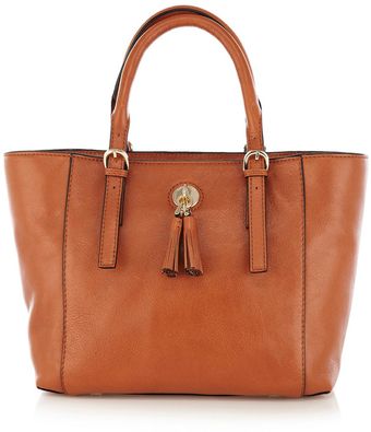 Karen Millen Ultimate Leather Small Tote Bag - Lyst