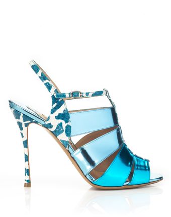 Nicholas Kirkwood Metallic Sandal - Lyst