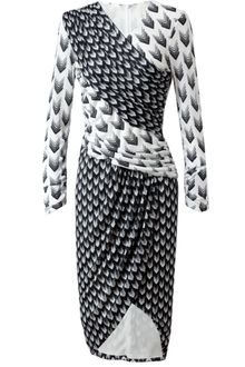 Rag & Bone Rani Printed and Ruched Dress - Lyst