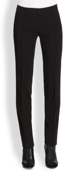 Burberry Mid-rise Cigarette Trousers - Lyst