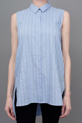 Elizabeth And James Estelle Sleeveless Button Down Shirt - Lyst