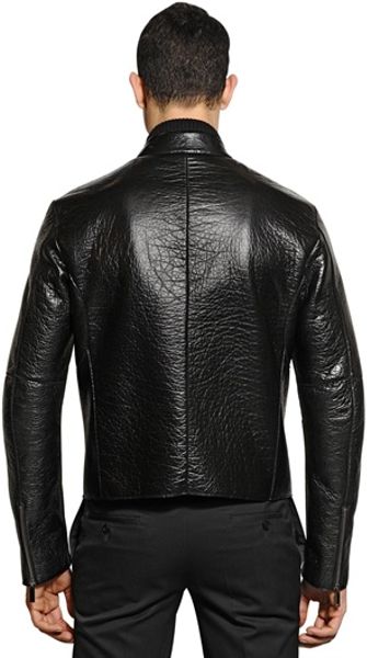 LEATHER JACKET EMPORIO leather jacket emporio: