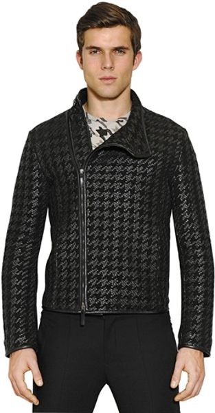 LEATHER JACKET EMPORIO leather jacket emporio: