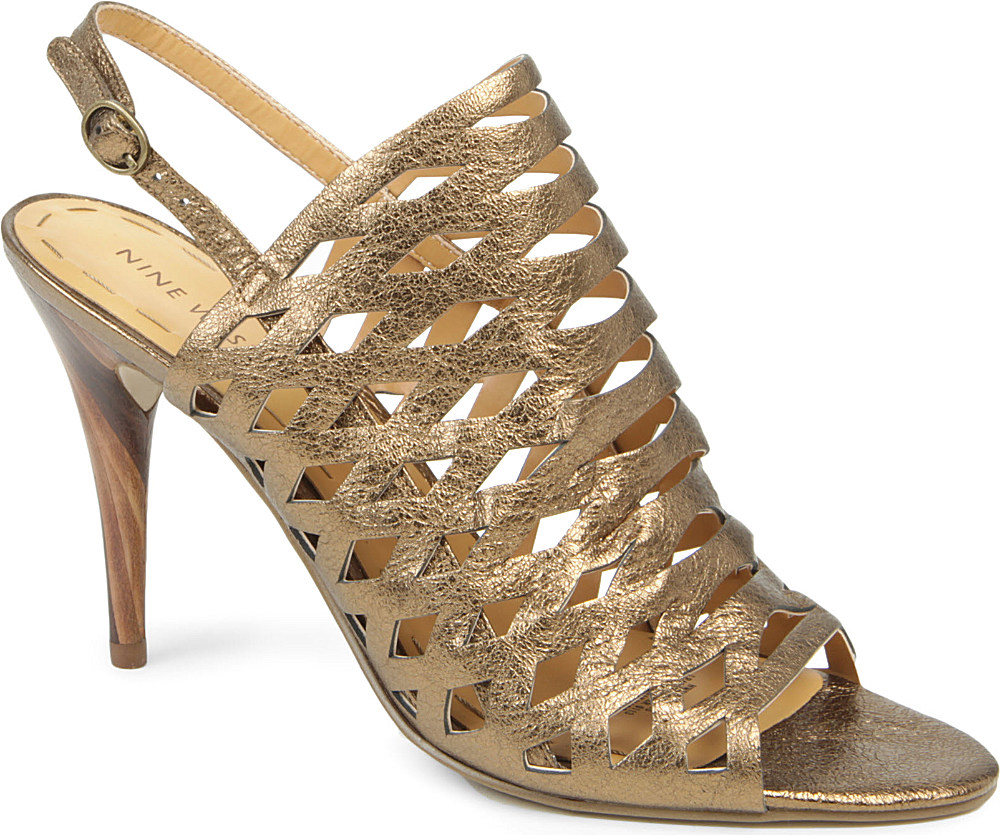 Gold Lyst sandals  Smileydays bronze Nine Sandals slingback in Slingback West  (bronze)