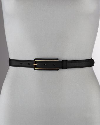 Prada 2cm Classic Dress Belt - Lyst