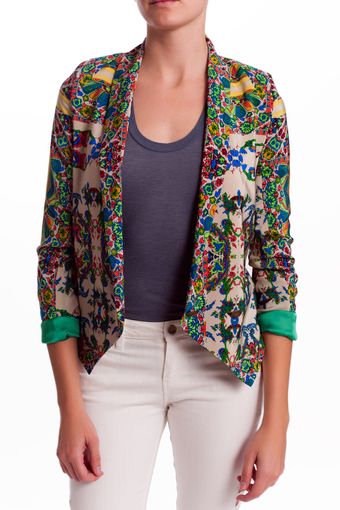 Twelfth Street by Cynthia Vincent Printed Shawl Jacket - Lyst