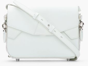 Alexander Wang Off_white Rubberized Leather Glow_in_the_dark Lydia Shoulder Bag - Lyst