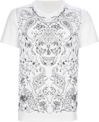 Alexander McQueen Skull Print Tshirt - Lyst