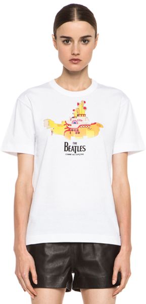 Comme Des Garçons The Beatles X Yellow Submarine Tee in White - Lyst
