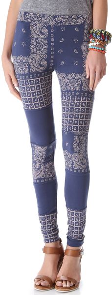 Free People Bandana Print Leggings - Lyst