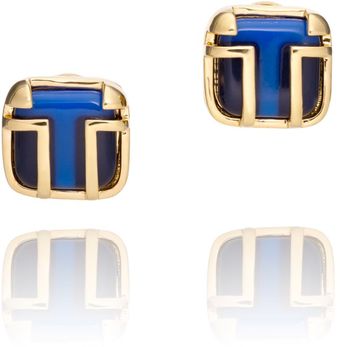 Tory Burch Travis Stud Earring - Lyst