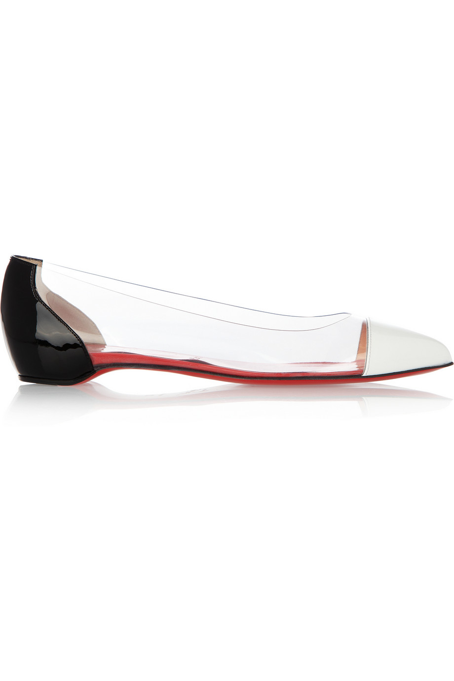 louboutin clear strap