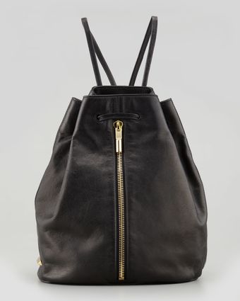 Elizabeth And James Leather Drawstring Sling Backpack - Lyst