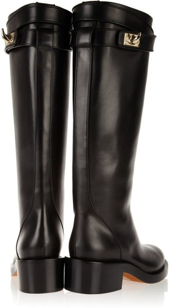 givenchy lock knee boots