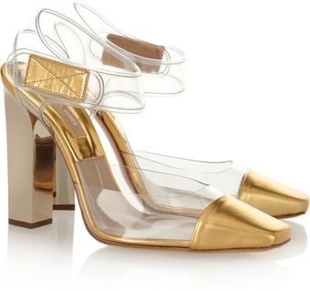 Michael Kors Pvc and Leather Pumps - Lyst