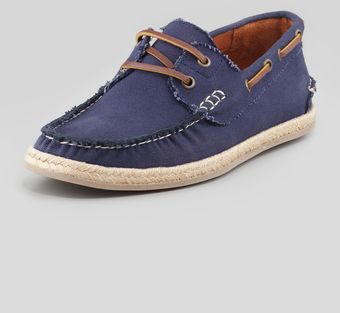 Ralph Lauren Lamerwood Boat Espadrille Navy - Lyst