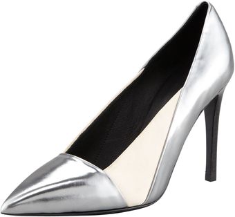 See By Chloé Specchio Pointedtoe Pump Anthracite - Lyst