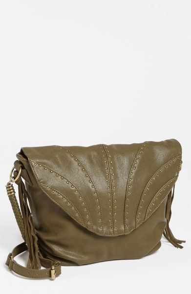 Jessica Simpson Kenya Faux Leather Crossbody Bag in Green (olive)