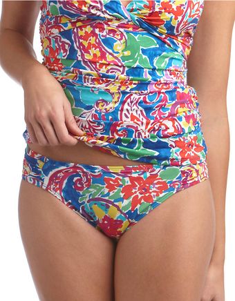 Lauren by Ralph Lauren Paisley Print Hipster Swim Bottoms - Lyst