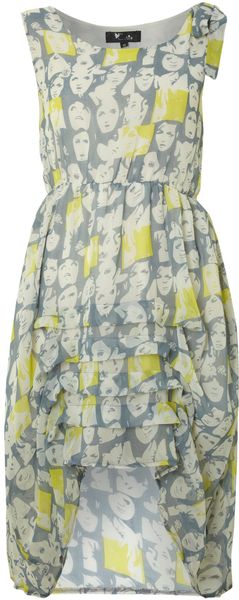 Cutie Warhol Print Dress - Lyst