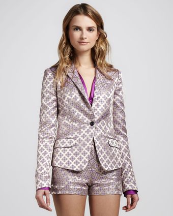 Elizabeth And James Abigail Brocade Blazer - Lyst