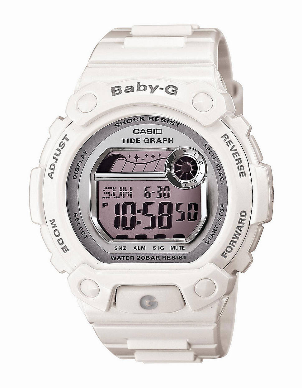 watch g shock white