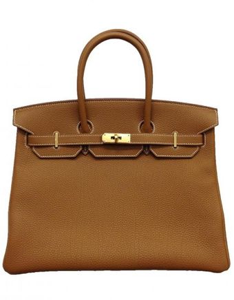 Hermes 35cm Gold Togo Birkin with Gold - Lyst