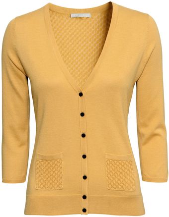 H&M Fine knit Cardigan - Lyst