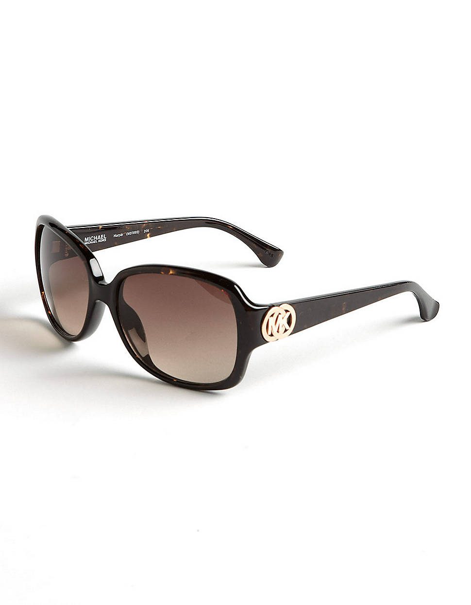 Michael Kors Harper Polarized Square Sunglasses in Black (dark tortoise) | Lyst