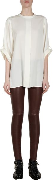 Balenciaga Crew-neck Blouse - Lyst