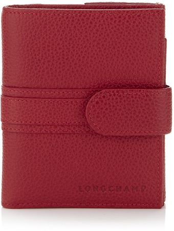 Longchamp Veau Foulonne Square Wallet - Lyst