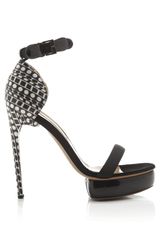 Nicholas Kirkwood Elaphe Grosgrain Suede Patent