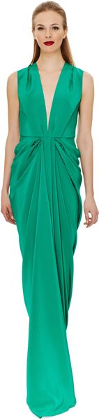 Thakoon Plunge Front Gown - Lyst