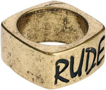 Asos Rude Ring - Lyst