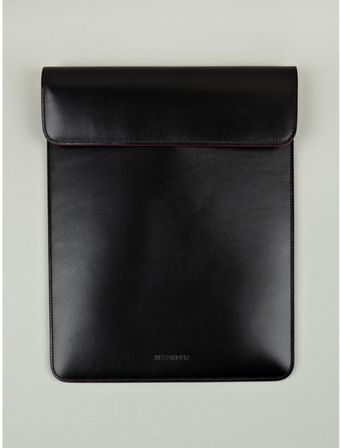Jil Sander Leather Ipad Holder - Lyst