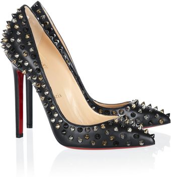 Christian Louboutin Pigalle Spikes 120 Nappa Leather Pumps - Lyst