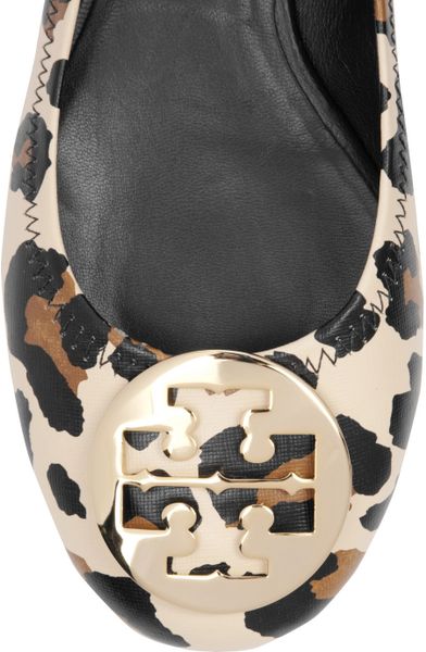 tory burch leopard flat