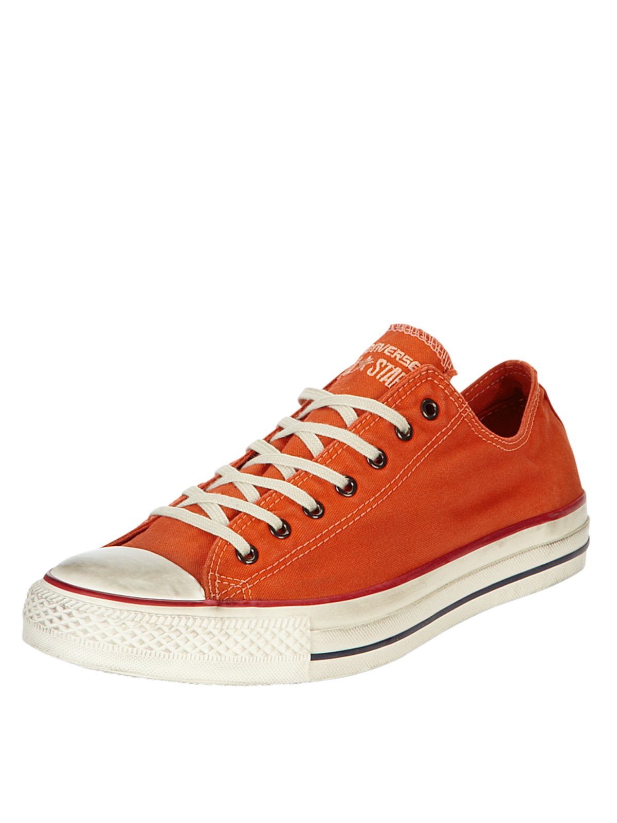 Converse Chuck Taylor All Star Mens Ox Textile In Orange For Men Lyst 9664
