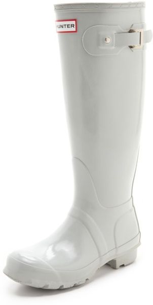 hunter rain boots beige