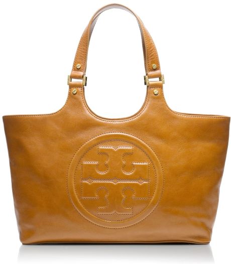 tory burch bombe leather tote