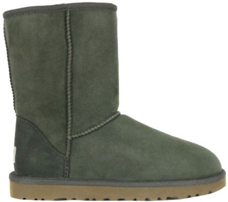 short olive green uggs